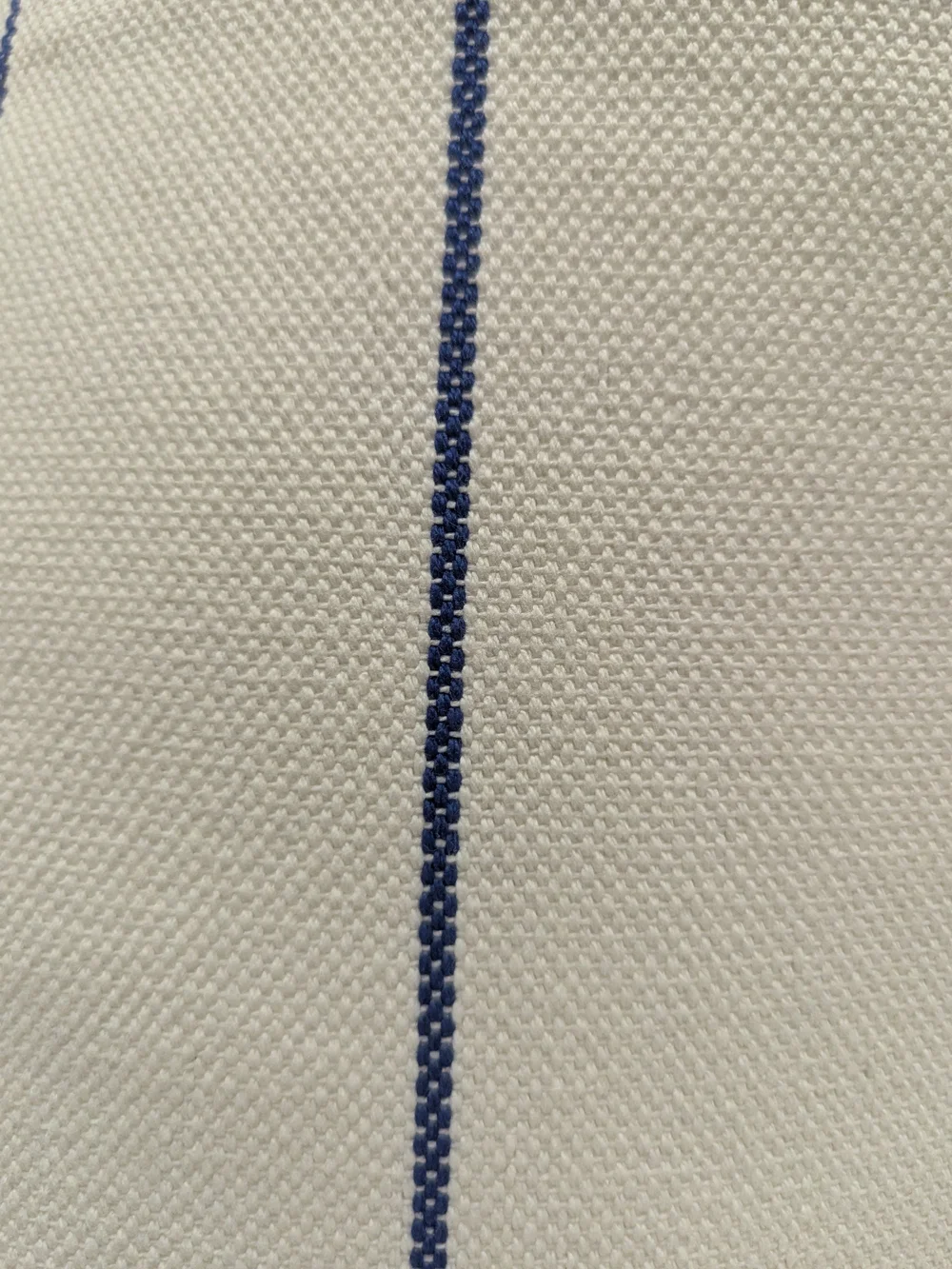 Cream & Blue Striped Throw Pillow Pair - Home Accents Covers Only
